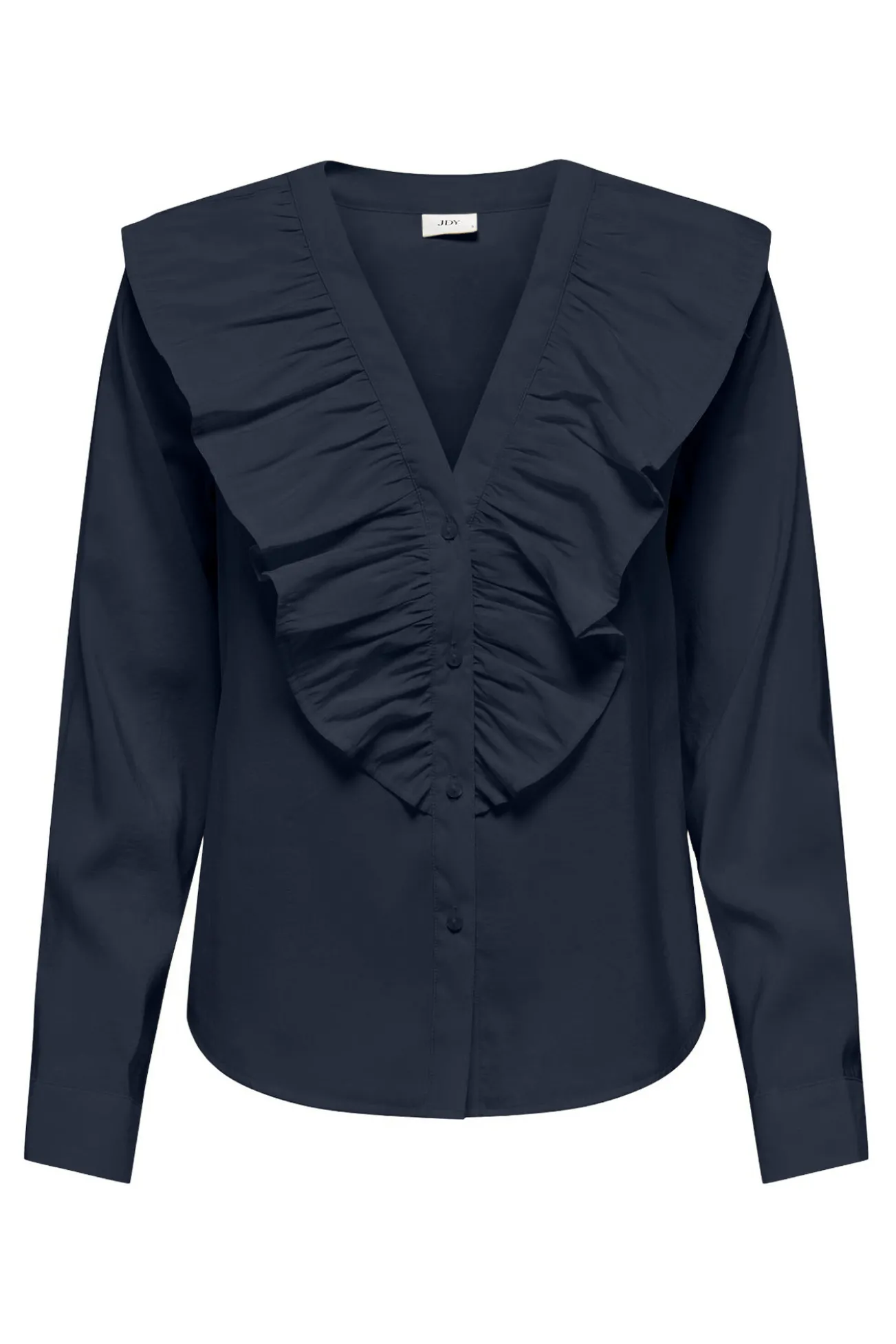 Camisa manga larga volante