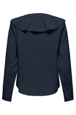 Camisa manga larga volante