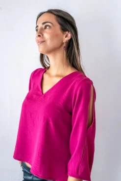 Camisa mangas anchas