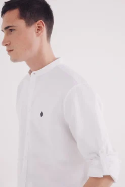 Camisa mao estructura bicolor