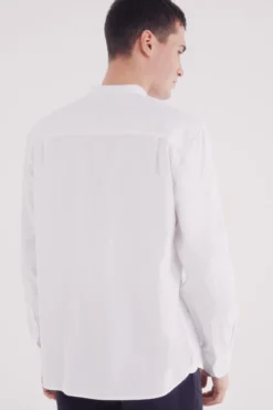 Camisa mao estructura bicolor