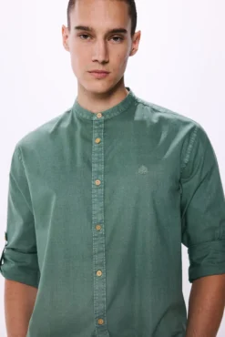 Camisa mao popelín