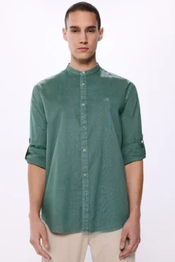 Camisa mao popelín