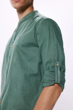 Camisa mao popelín