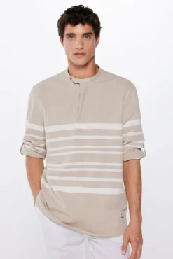 Camisa mao rayas horizontales