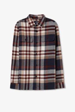 Camisa Overshirt Cuadros Franela