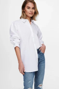 Camisa oversize manga larga