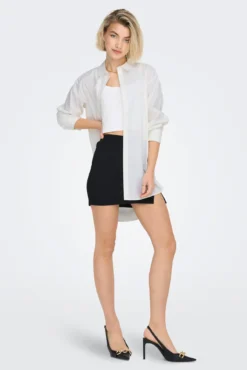 Camisa oversize manga larga