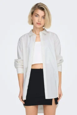 Camisa oversize manga larga