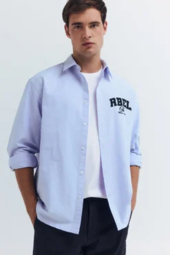 Camisa oxford bordado