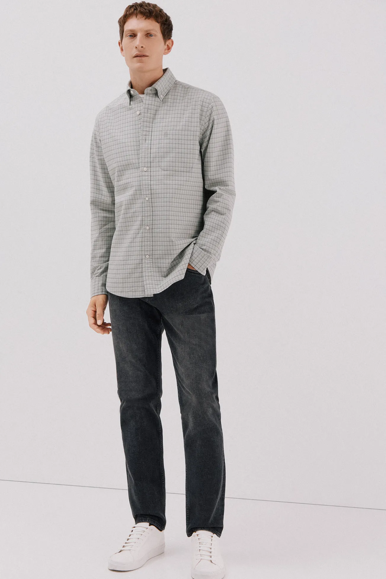 Camisa oxford cuadros