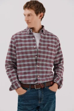 Camisa oxford cuadros