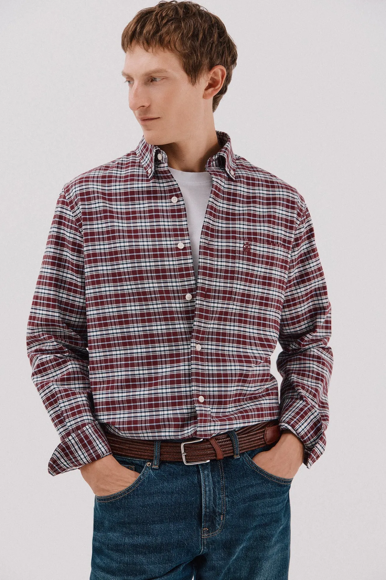 Camisa oxford cuadros