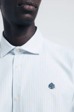Camisa oxford ligero rayas