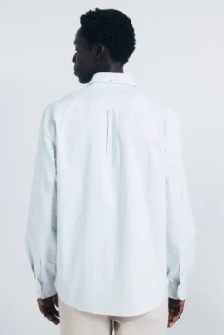 Camisa oxford ligero rayas