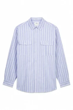 Camisa oxford rayas y bolsillos