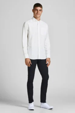 Camisa oxford slim fit