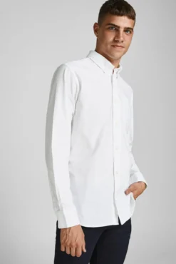 Camisa oxford slim fit