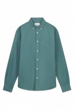 Camisa oxford tinte en prenda