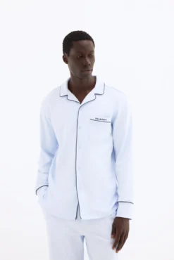 Camisa pijama manga larga de algodón español