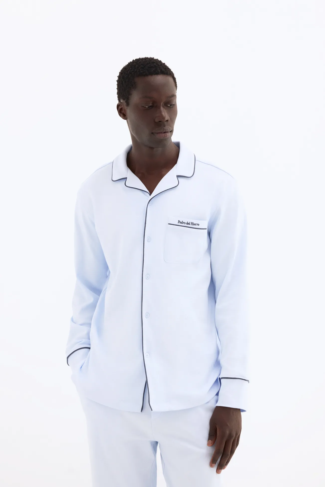 Camisa pijama manga larga de algodón español