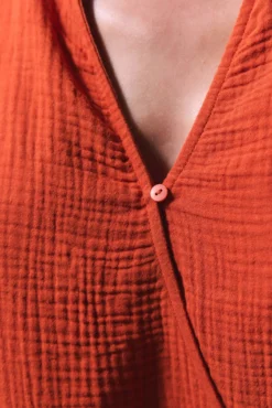 Camisa playa naranja