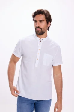 Camisa Polo Mao
