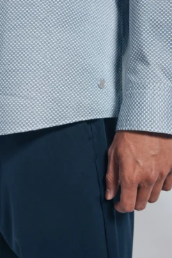 Camisa popelín micro estampado