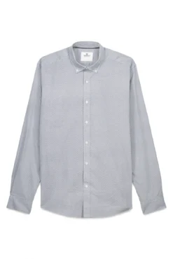 Camisa popelín micro estampado