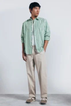 Camisa popelín rayas