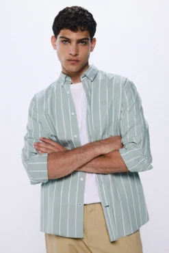 Camisa popelín rayas