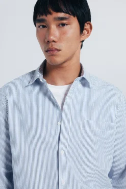 Camisa popelín rayas