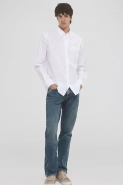 Camisa popelín tejido italiano