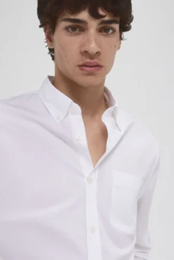 Camisa popelín tejido italiano
