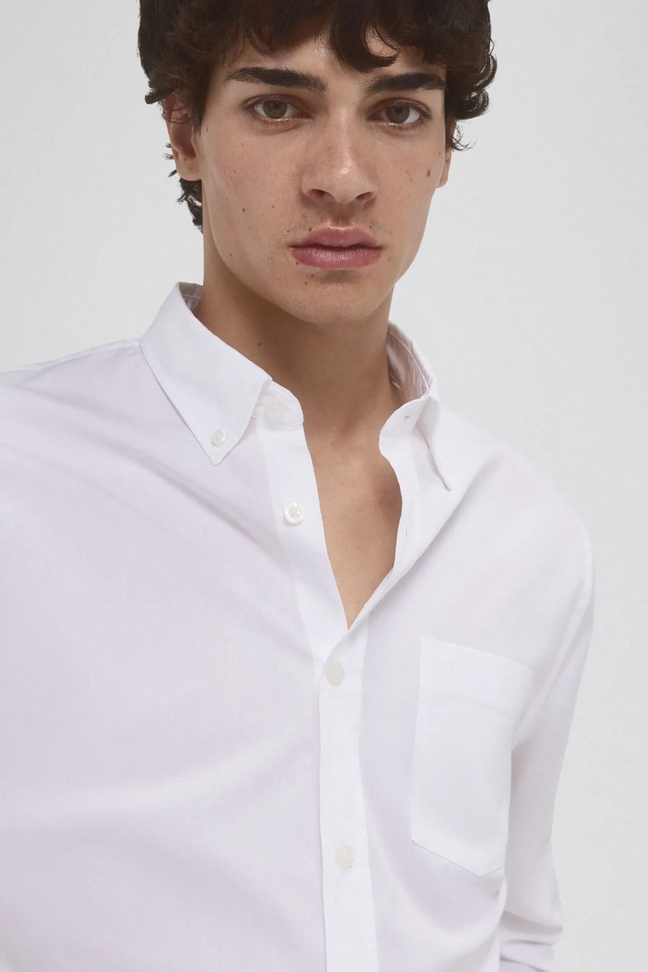 Camisa popelín tejido italiano