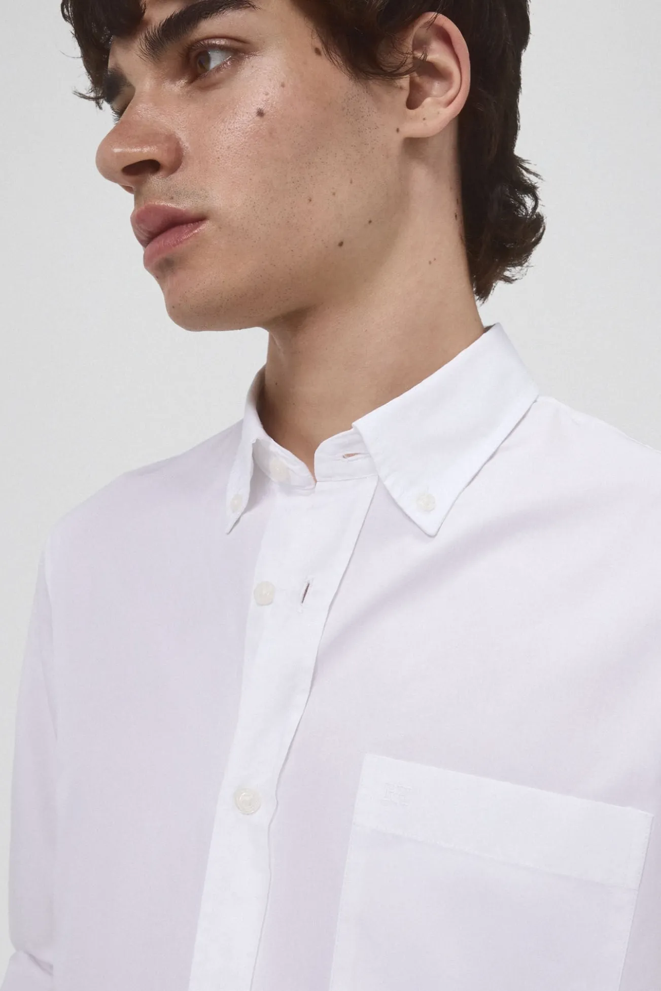 Camisa popelín tejido italiano