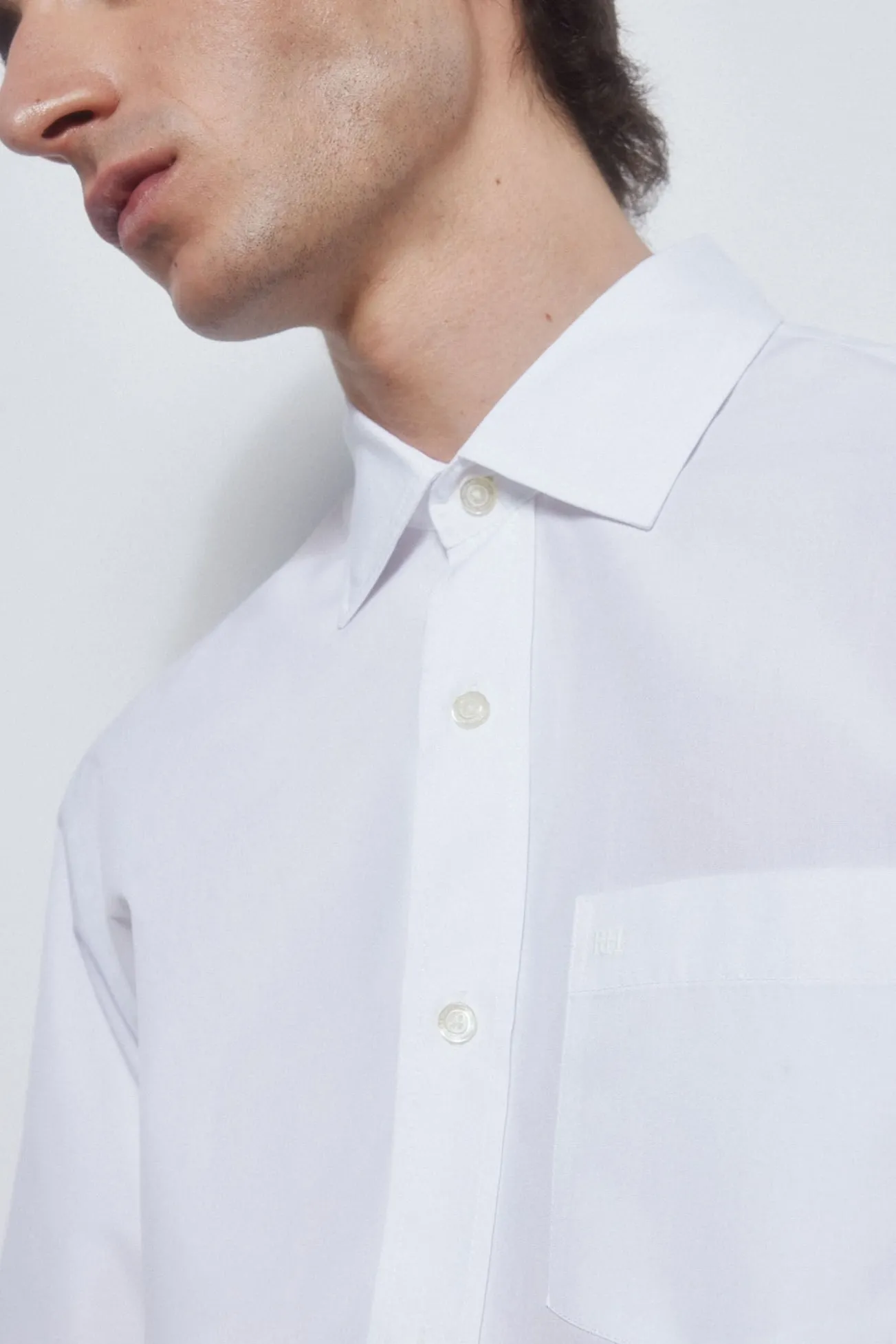 Camisa popelín tejido italiano