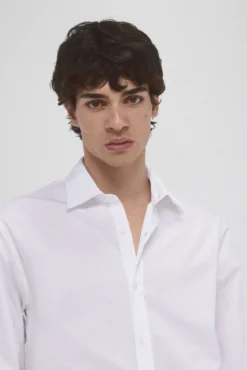 Camisa popelín tejido italiano