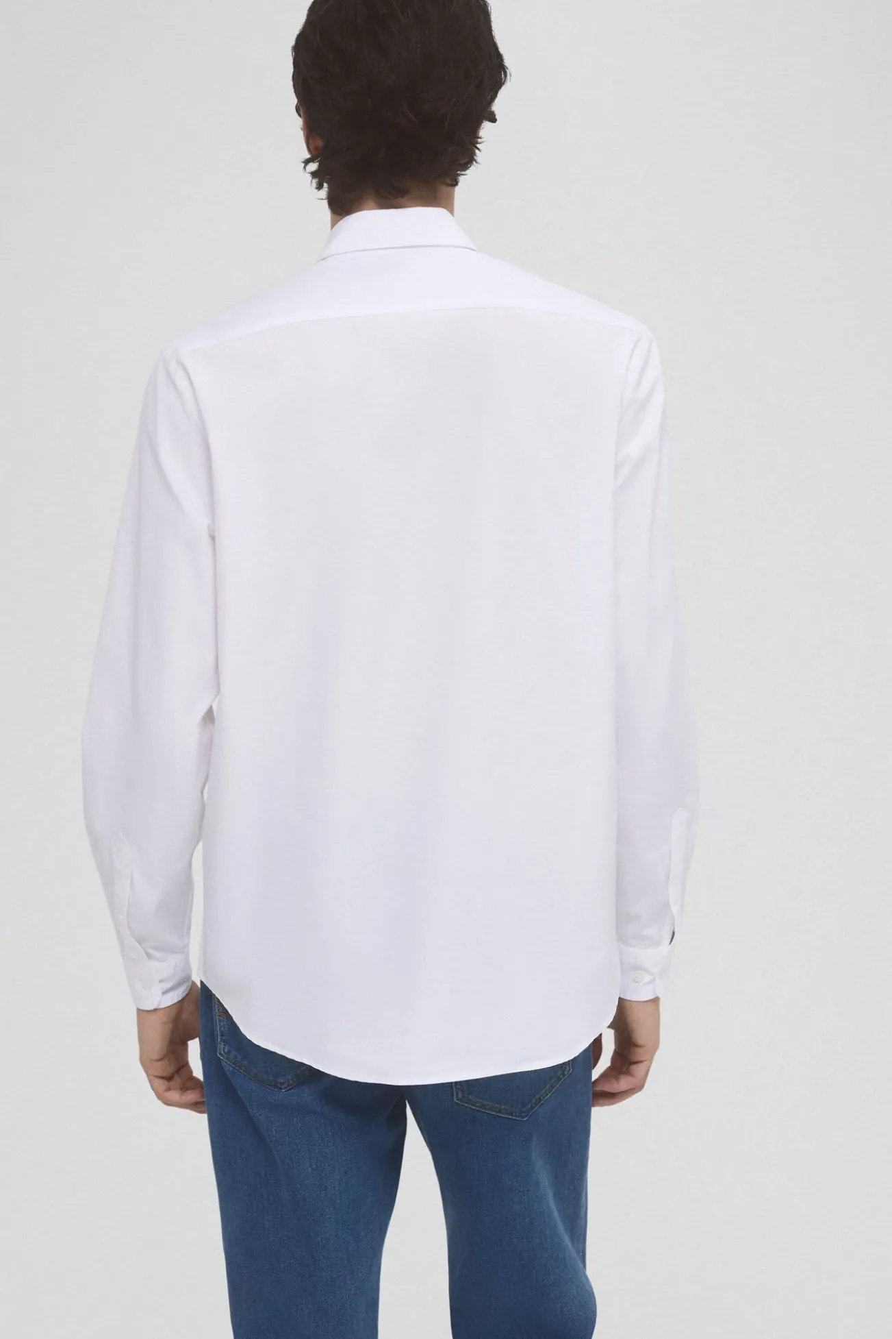 Camisa popelín tejido italiano