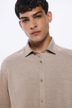 Camisa punto bicolor