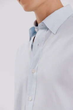 Camisa rayas algodón tencel