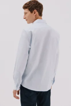 Camisa rayas algodón tencel