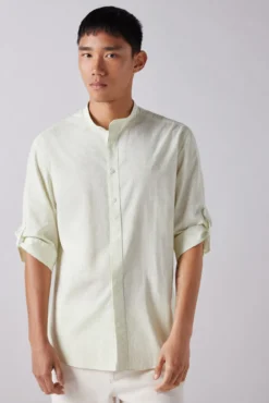 Camisa rayas manga 3/4
