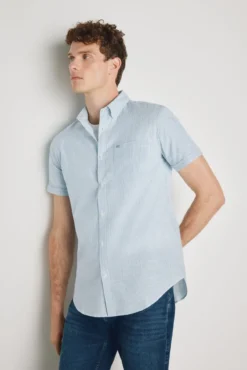 Camisa rayas manga corta