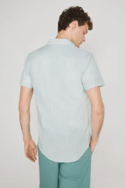 Camisa rayas manga corta