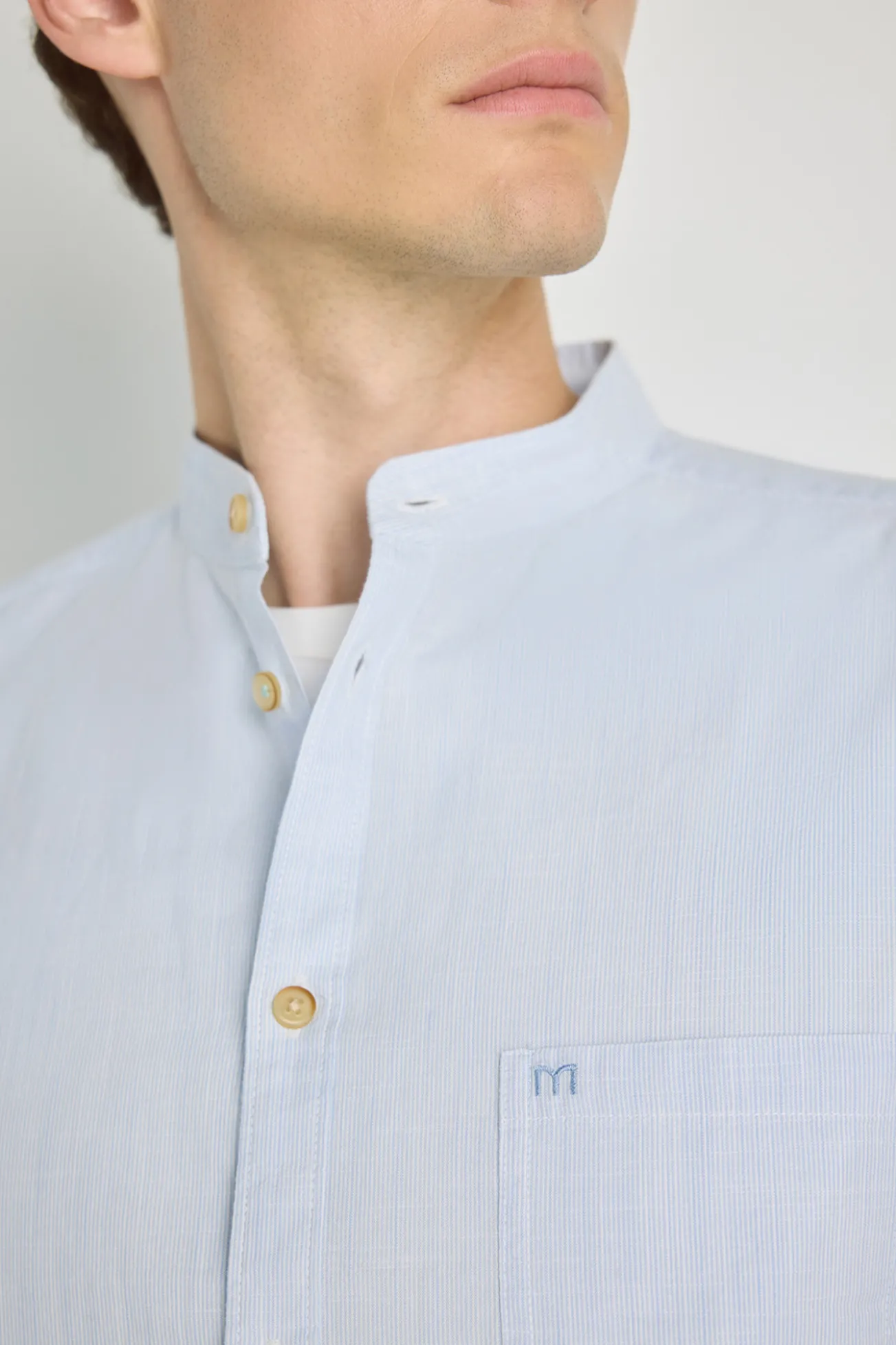 Camisa rayas manga corta