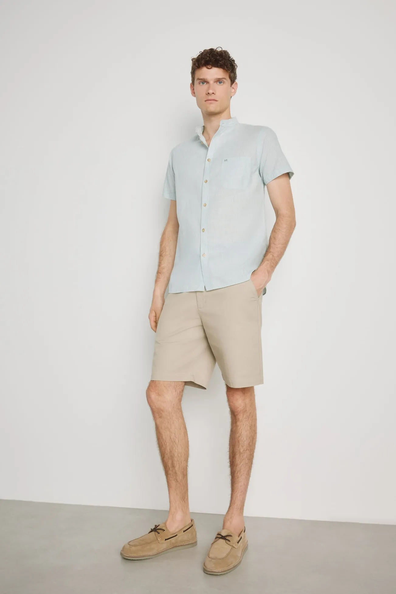 Camisa rayas manga corta