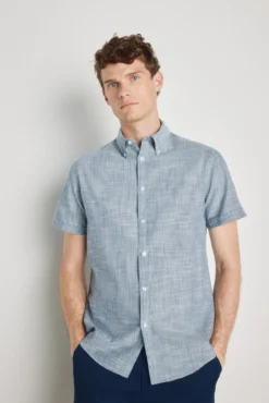 Camisa rayas manga corta