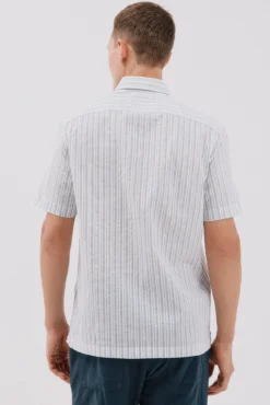 Camisa rayas manga corta