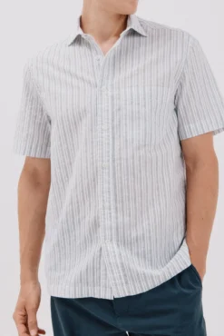 Camisa rayas manga corta